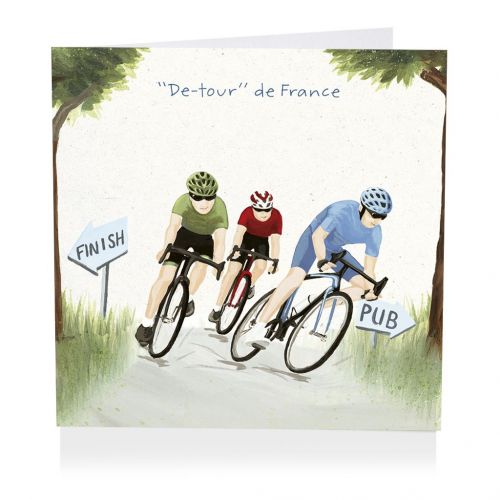 Birthday Card - De-Tour De France Bike Cycling - Angie Thomas