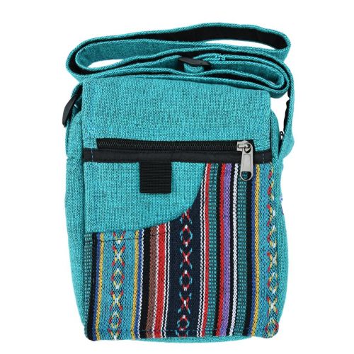 Small Cotton Gheri Bag - Turquoise