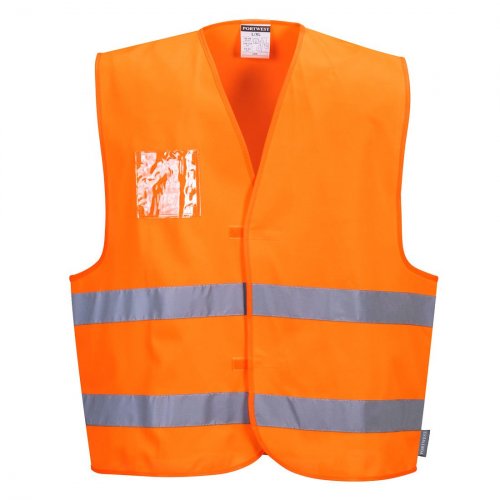 Hi-Vis Vest - Dual ID Holder