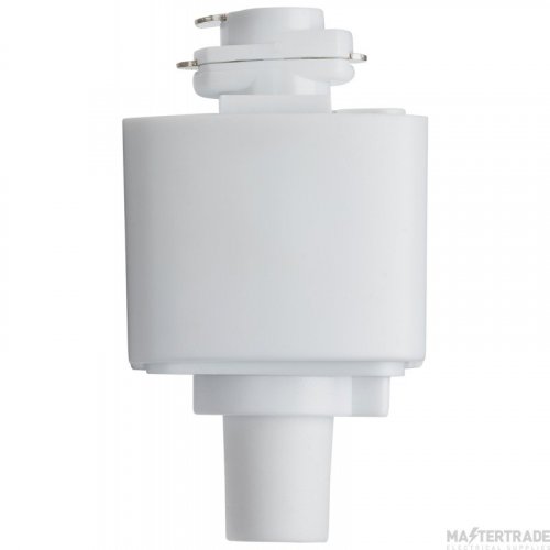 Knightsbridge 230V Track Adaptor White - (TRKAD1W)