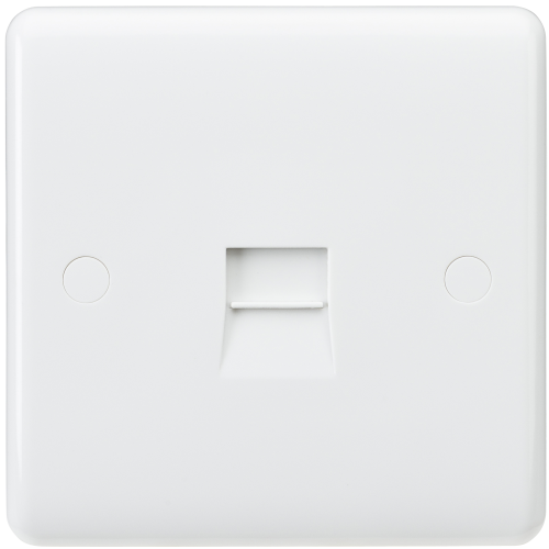 Knightsbridge Curved Edge Telephone Extension Socket - (CU7400)