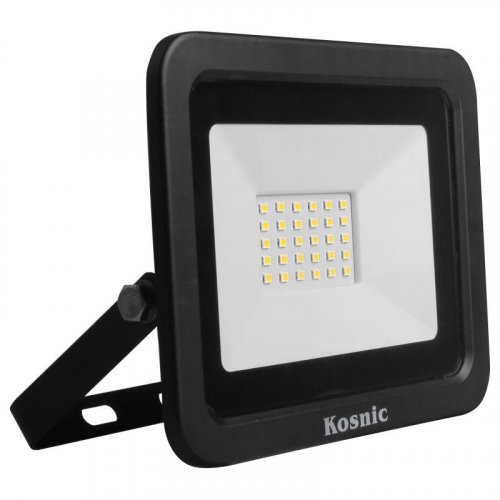 Kosnic 50w LED Rhine Floodlight 6500k - (KFLDHS50Q465-W65-BLK)