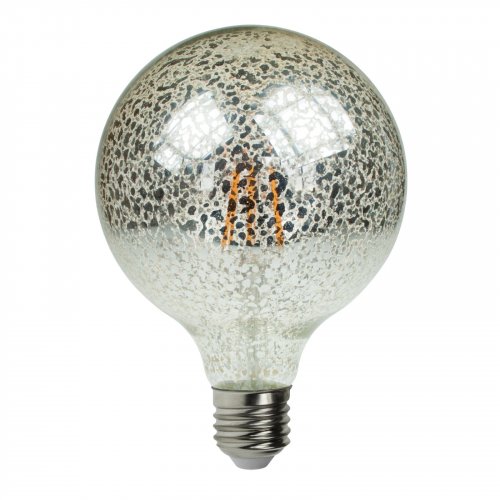 Pro-lite G95 4W ES DIMMABLE CRACKLE GLAZED - (G95/LEDFIL/4WESCRACKLE)