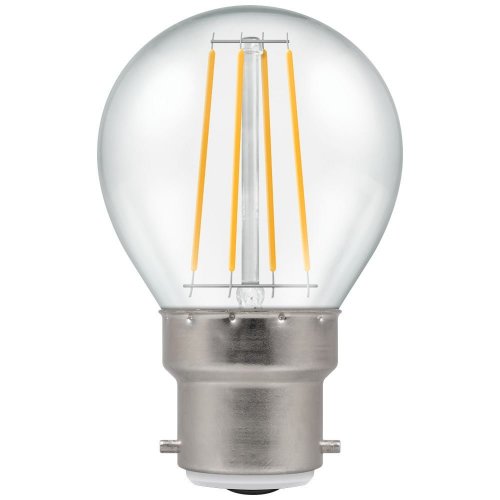 Crompton 5w LED Round Filament Clear Dimmable 2700K BC-B22d - (7215)