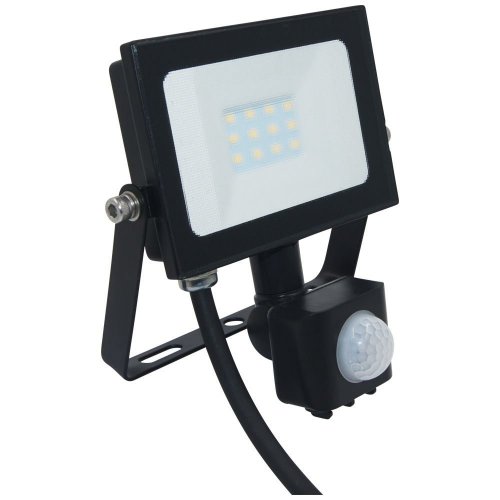 Crompton Atlas Mini 2 LED Floodlight/PIR IP65 Black 50w 3290lm (12622)