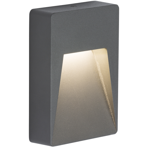 Knightsbridge 230V IP54 2W LED Guide Light - Anthracite (RWL2A)