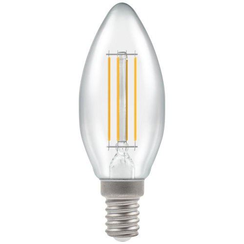 Crompton 5w LED Candle Filament Clear Dimmable 2700K SES-E14 - (7161)