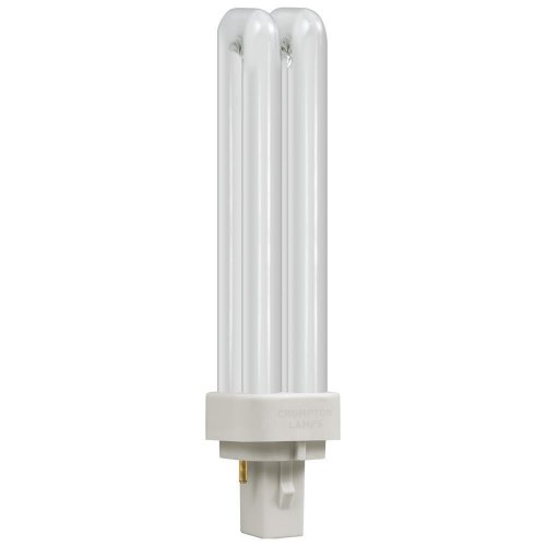 Crompton 13w CFL Double Turn D Type 3500K  G24d-1 2-Pin - (CLD13SW)