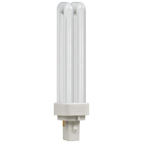 Crompton 13w CFL Double Turn D Type 4000K  G24d-1 2-Pin - (CLD13SCW)