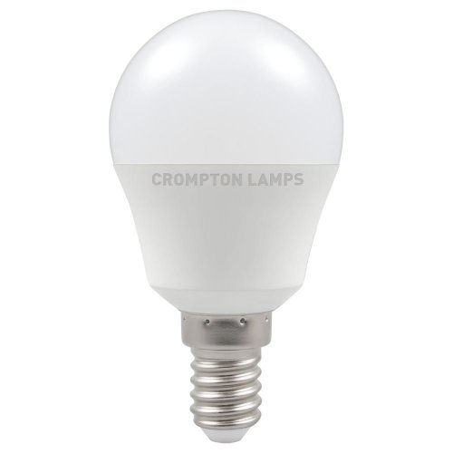 Crompton LED Round Thermal Plastic  5.5W  6500K  SES-E14 (11588)