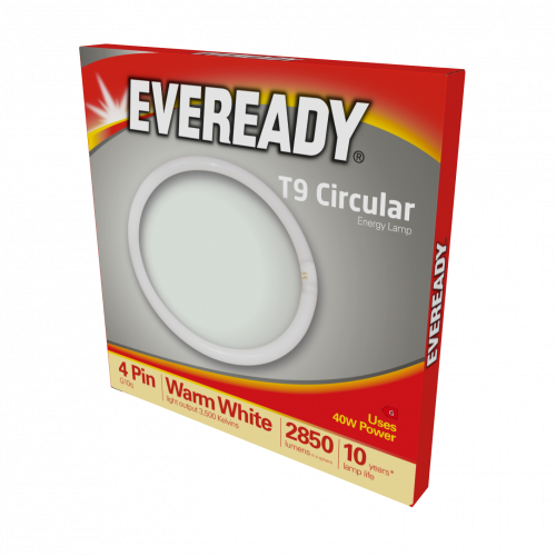 Eveready T9 Circular Tube Triphosphor 40W 3500K (S5771)