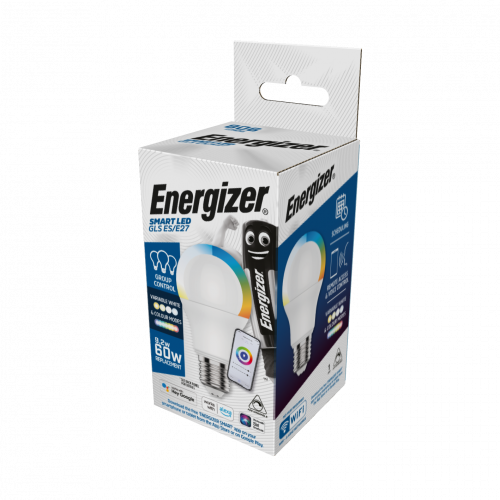 Energizer Smart E27 (ES) GLS 9W RGB CCT - (S18460)