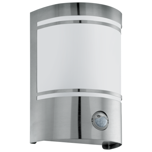 Eglo Cerno Outdoor Stainless Steel Wall Light with PIR (30192)