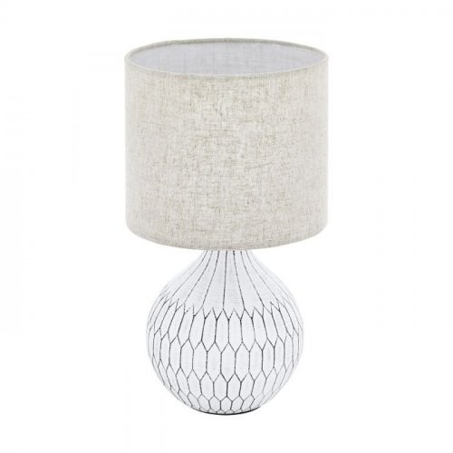 Eglo White Ceramic BELLARIVA Table Lamp - (99332)