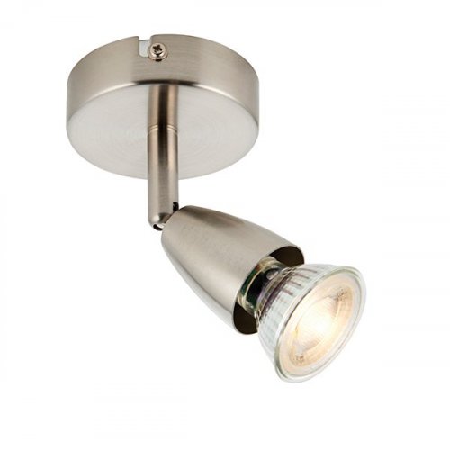 Saxby Amalfi Satin Nickel 1lt Single Spotlight (G2521013)