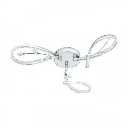 Eglo Chrome VALLEMARE 3 Ceiling Light - (97486)