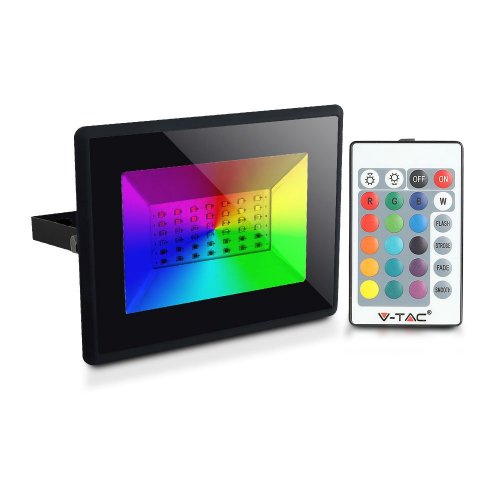 V-Tac 50W LED FLOODLIGHT COLORCODE:RGB - (VT-4952)