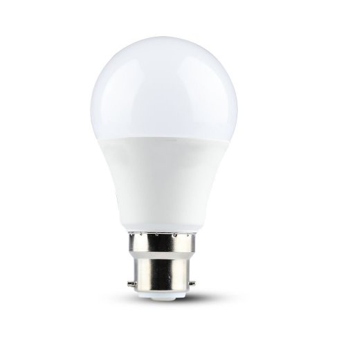 V-Tac 10.5W A60 PLASTIC BULB WITH SAMSUNG CHIP 6500K B22 - (VT-231-6500K)