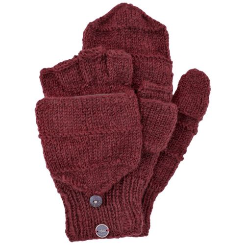 Classic - plain mitt - Deep plum