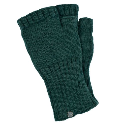 XL Long Cuff Warmer - Fleece Lined Pure Wool - deep pine