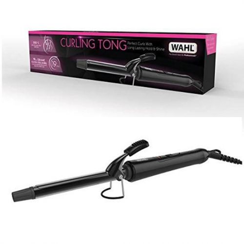 Wahl WA-ZX912 Professional Curls Ceramic 19mm Hair Curling Iron Tong 200C - New