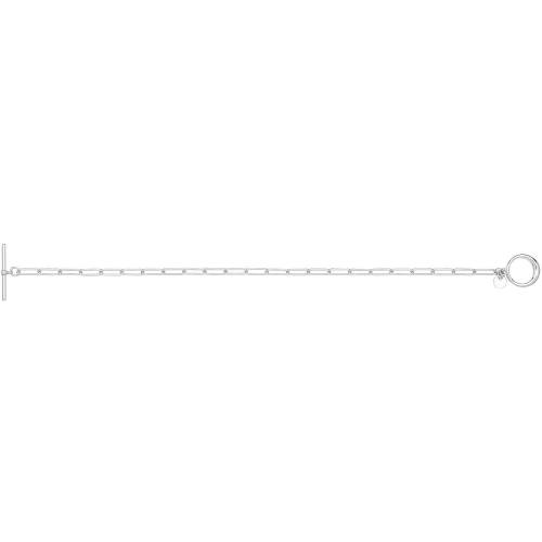 Silver Paperclip/Heritage Link T-Bar Bracelet