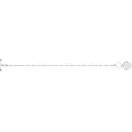 Silver Paperclip/Heritage Link T-Bar Bracelet