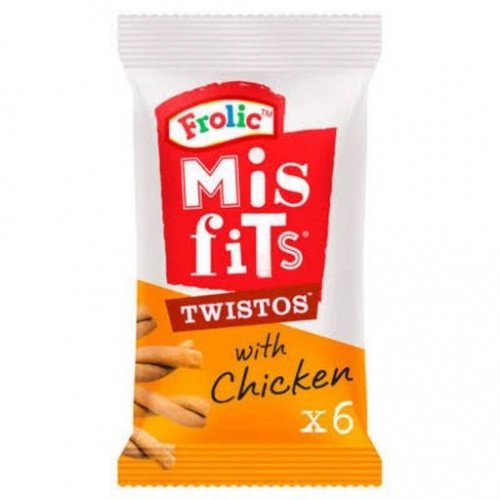 Misfits Twistos Dog Treats with Chicken 105g