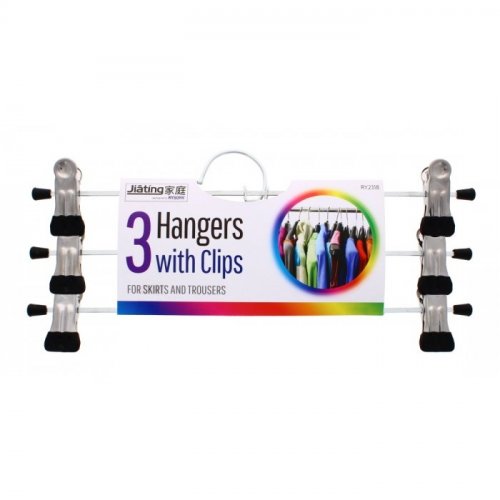 Rysons Metal Trouser Hanger - 3 Pack