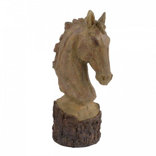 Elur Carved Wood Effect Horse Head 36cm