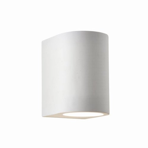 Searchlight Plaster LED Wall Light - Gypsum