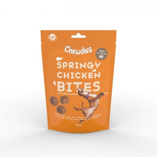 Chewdles Springy Chicken Bites Dog Treats