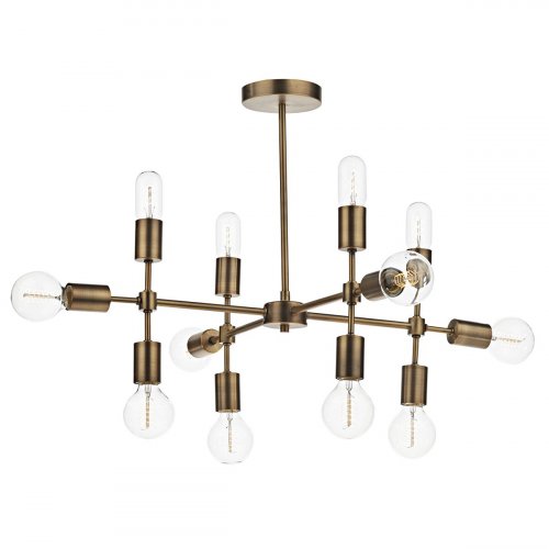 Dar Code 12 Light Pendant Old Gold