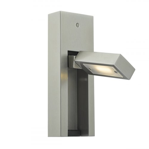 Dar Mylie LED Wall Light Satin Chrome