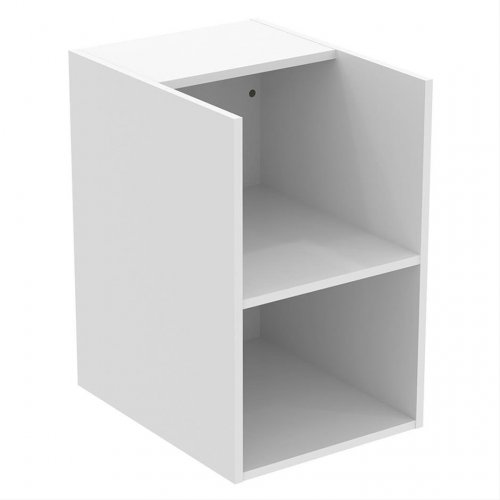 Ideal Standard i.life B Matt White Side Unit for Vessel Basins with 2 Shelves