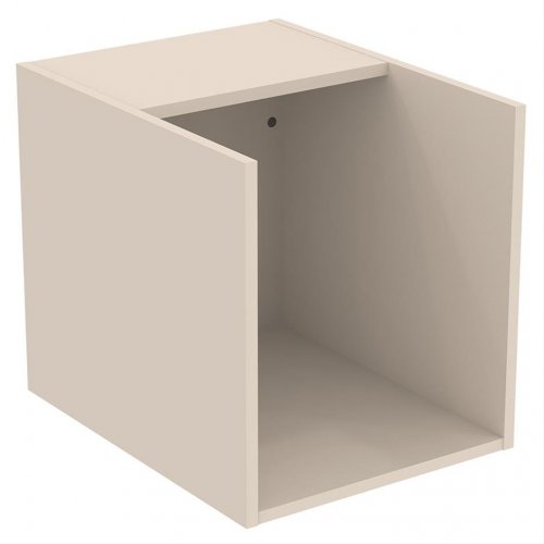 Ideal Standard i.life B Matt Sandy Beige Side Unit for Vessel Basins with 1 Shelf