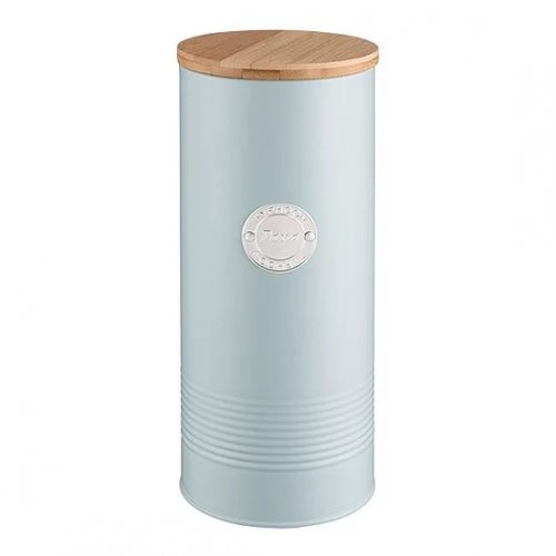 Typhoon Living Pasta Storage Canister w/Bamboo Lid 2.5lt Blue