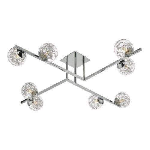 Taghrid 8 Light Semi Flush Polished Chrome