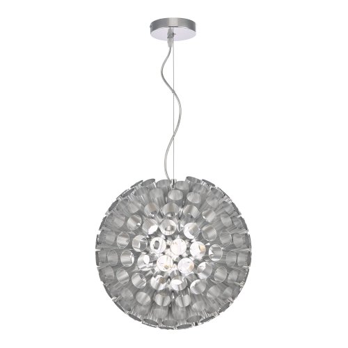 Serafina 1 Light Pendant Brushed Chrome Small