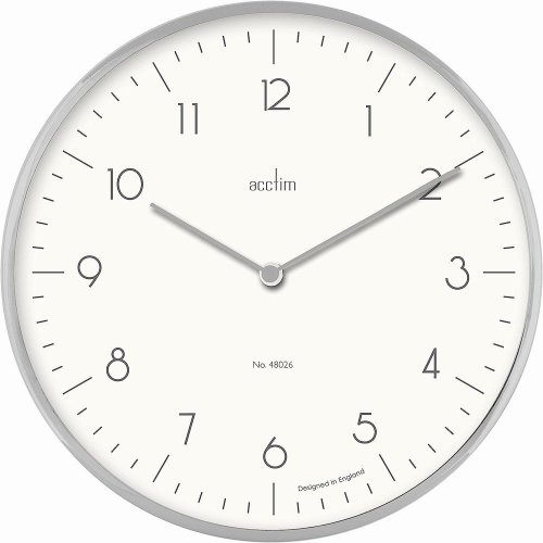 Acctim Madison Wall Clock - Silver