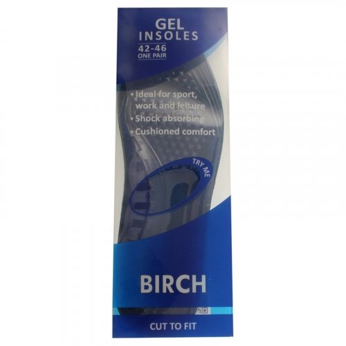 Birch Gel Insoles Size 42-46