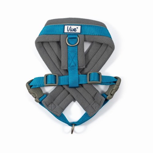 Ancol Viva Padded Dog Harness Blue- Medium 41-53cm