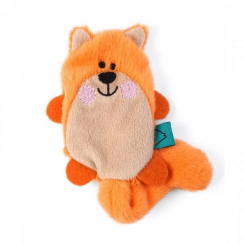 Zoon Nip-it Refillable Catnip Fox (Sachet Included)