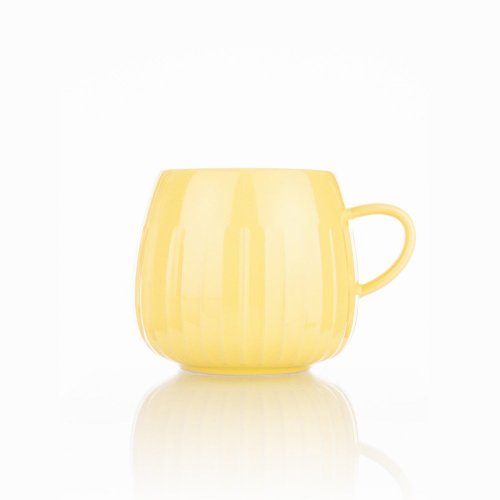 Siip Fundamental Round Embossed Mug - Yellow