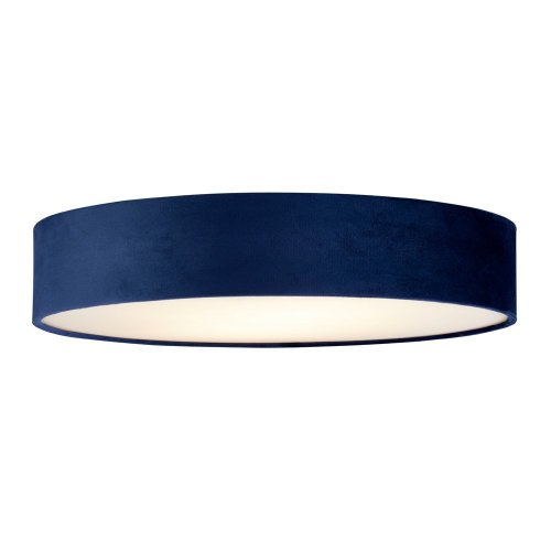 Searchlight Drum 2 3Lt Velvet Flush, Blue Shade