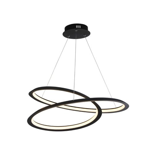 Searchlight Swirl Ii  Led Pendant  Sand Black.  Dimmable