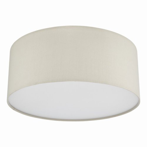 Cierro 3 Light Flush Taupe With Diffuser 40cm