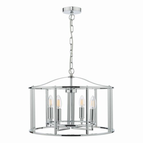 Myka 4 Light Pendant Polished Chrome