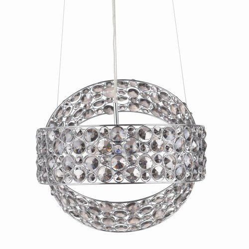 Sewanee Rings 3 Light Pendant Smoked Crystal Polished Chrome