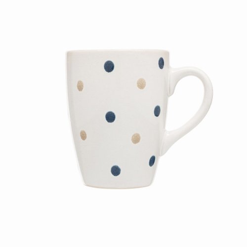 Siip Fundamental Reactive Glaze Spot Mug - Blue & Beige